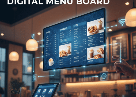 How To Create a Digital Menu Board?