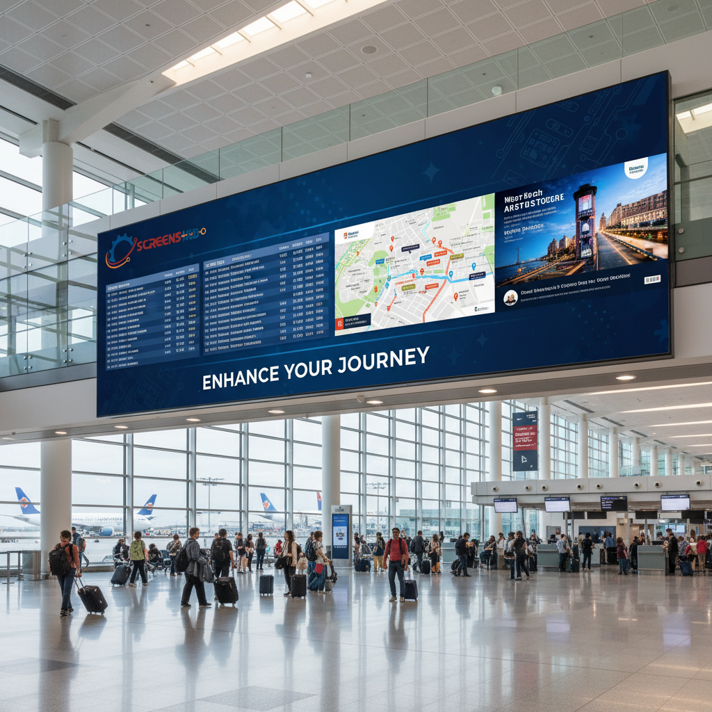 How Airport Digital Signage Enhances Passenger Experience and Operations
