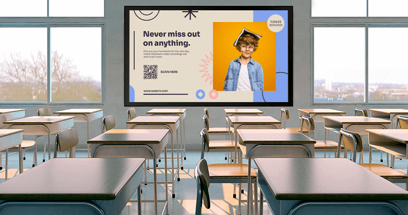 Digital Signage for Schools